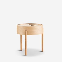 Table d'appoint bois ARC avec rangement Woud